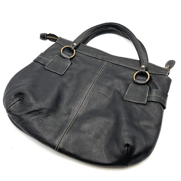 GAIL LABELLE Made in Italy black leather bag - Picture 2 of 9